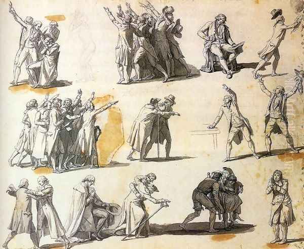 Deputies swearing oaths 1791 - view 1