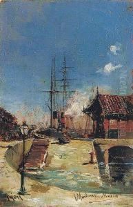 Vista De Gijon by Juan Abades
