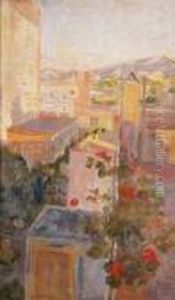 Paisaje Urbano by Enrique Martinez Cubells y Ruiz