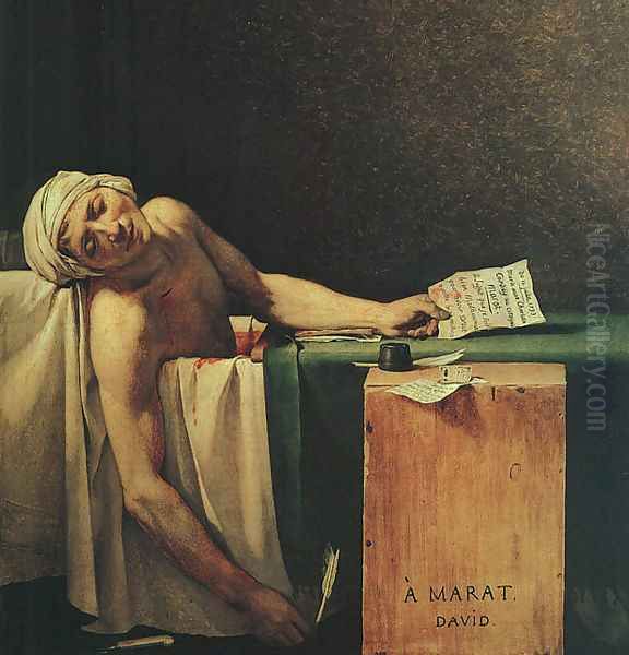 The Death Of Marat (detail 2) 1793 - view 1