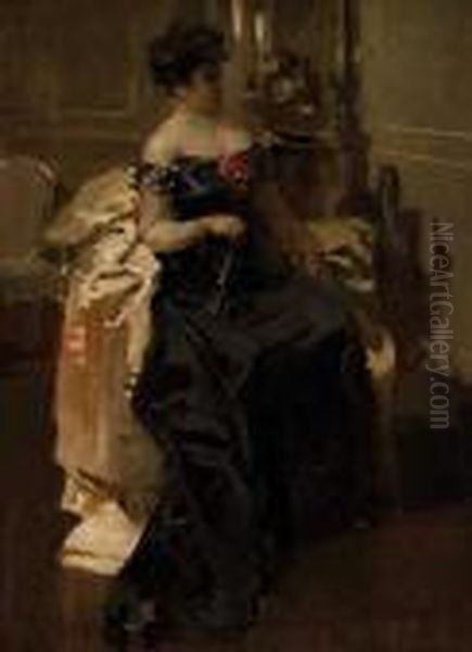 Dama Con Abanico - view 1