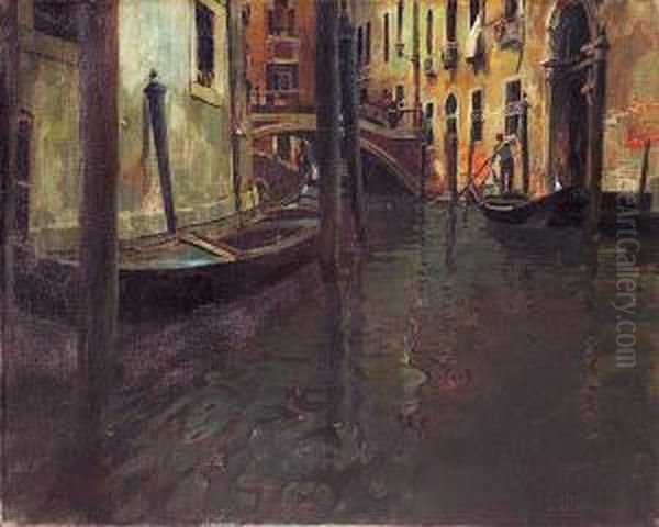 Gondolero En Venecia - view 1