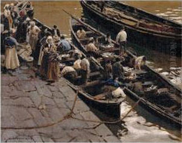 La Vuelta De La Pesca (returning From The Catch) - view 1