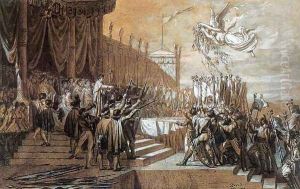 Study for the Distribution of the Eagle Standards 1808