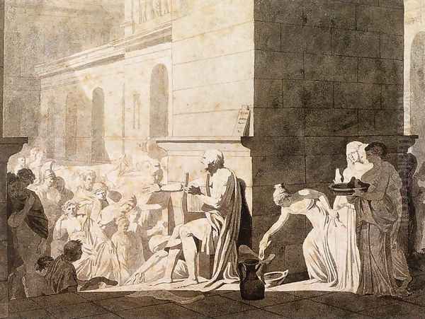 Homer Reciting his Verses to the Greeks 1794 - view 1