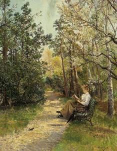 Sulla Panchina Nel Parco by Max Martini
