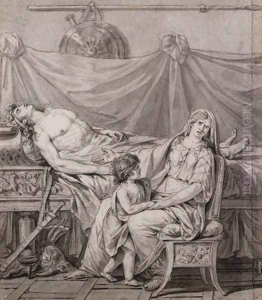 The Three Horatii Brothers 1785 - view 1