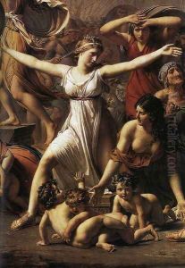 The Intervention of the Sabine Women (detail 1) 1799