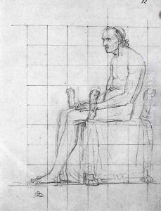 Nude study of Pope Pius VII