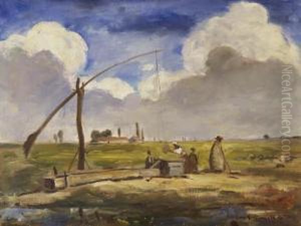 Ungarische Landschaft Mit Hirten - view 1