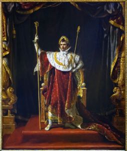Portrait of Napoleon in imperial garb