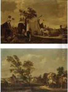 L'accampamentola Rapina by Jan the Younger Martszen