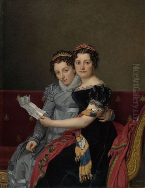 Portrait of Charlotte and Zenaide Bonaparte - view 1