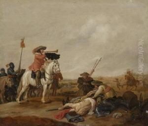 Nach Dem Gefecht by Jan the Younger Martszen