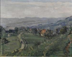 Landschaft Im Zurcher Oberland. by Alfred Marxer