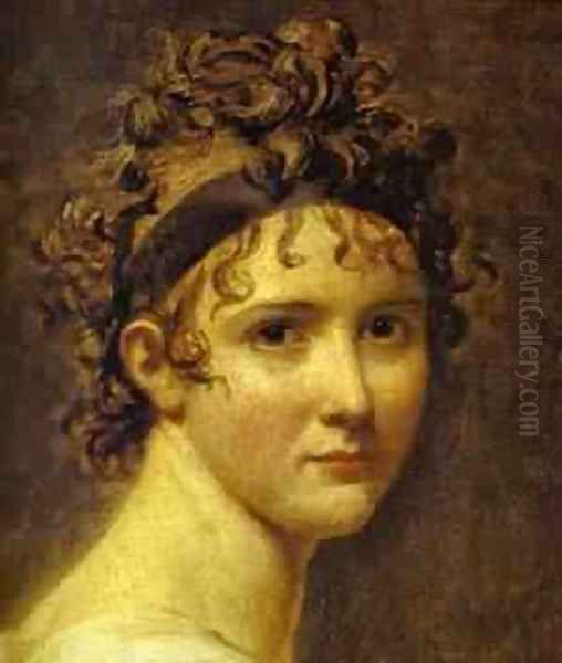 Portrait Of Mme ReCamier Detail 1800 - view 1