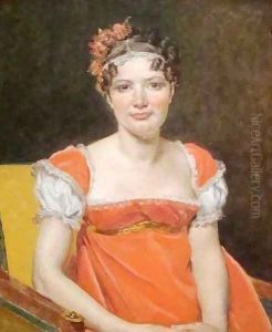 Laure Emile Felicite David Baronne Meunier by Jacques Louis David