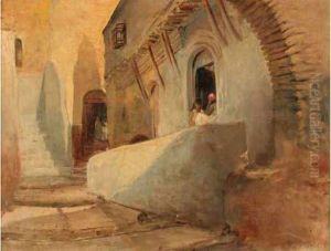 Kasbah D' Alger. 1877 by Numa Marzocchi de Belluci