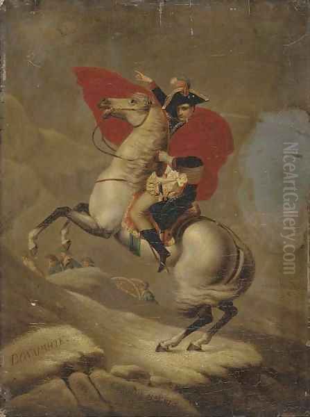 Napolean Bonaparte crossing the Alps by the Great Saint Bernard Pass- 1800 - view 1