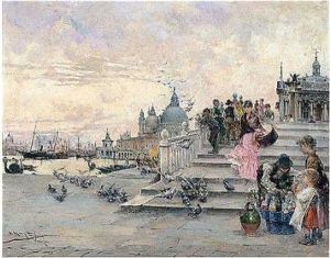 Vista De Venecia (view Of Venice) by Arcadio Mas Y Fondevila