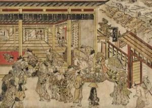 Shin Yoshiwara Daimonguchi Nakanocho Uki-e Kongen