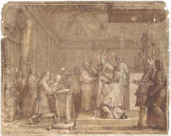 The Marriage Of Prince James 
Stuart, The Old Pretender, Andprincess Maria Clementina Sobieska - view 1