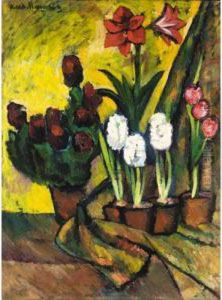 Still Life With Flowers by Ilya Ivanovich Mashkov