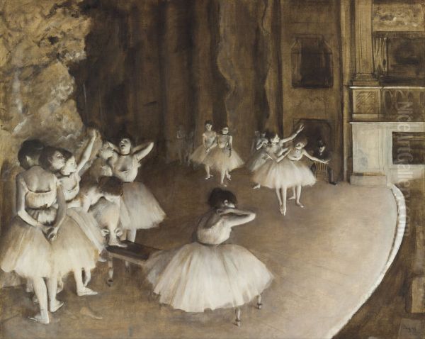 Ballet Rehearsal On Stage - view 1
