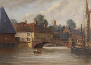 Stoke Bridge, Ipswich by Christopher Mark Maskell