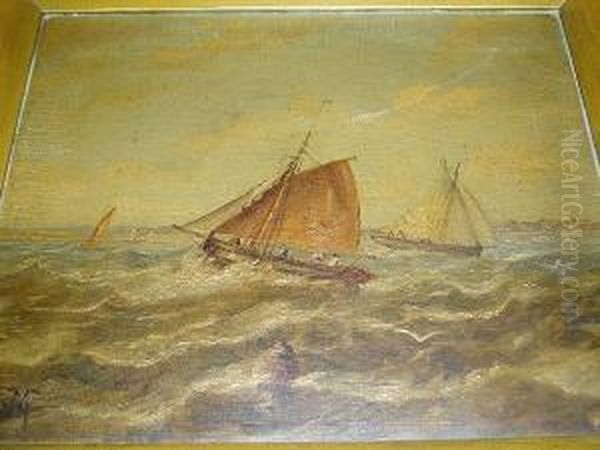Fishing Boats Off The Coast - view 1