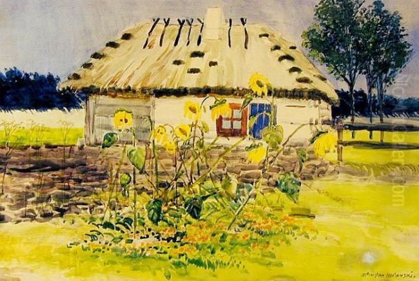 Sloneczniki Przed Chata, 1920 R. - view 1