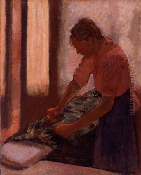 Woman Ironing - view 1