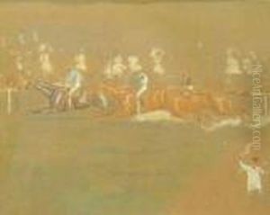 The City And Suburban Stakes Of 1887 by George Finch Mason