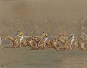 The Eclipse Stakes, Sandown Park by George Finch Mason