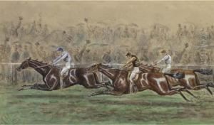 The Eclipse Stakes, Sandown Park by George Finch Mason