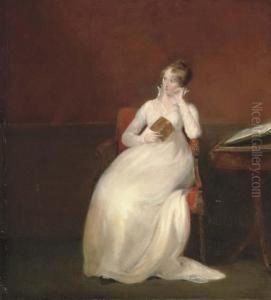 Portrait Of Marianne Langham by John James Masquerier