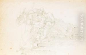 Studie Till Alcestes Dod by Louis Masrelier