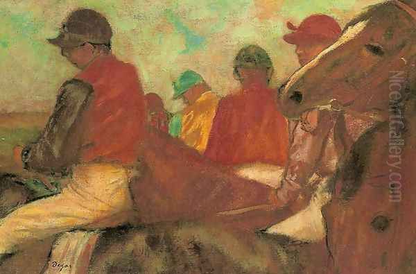 Horses with Jockeys - view 1