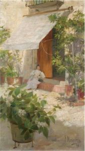 Descansando En La Sombra (resting In The Shade) by Francisco Masriera y Manovens