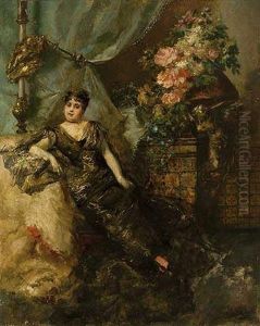 La Gran Diva En Su Estudio by Francisco Masriera y Manovens