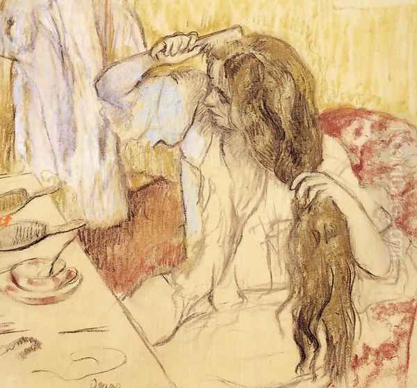 Woman At Her Toilet - view 1