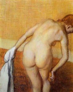 Woman Having a Bath