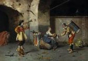 The Itinerant Musician by Pompeo Massini