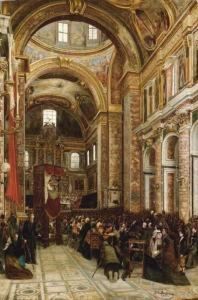 Cerimonia Religiosa Nella Cattedrale by Pompeo Massini