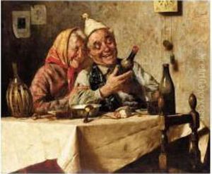 The Wine Merchant And His Wife