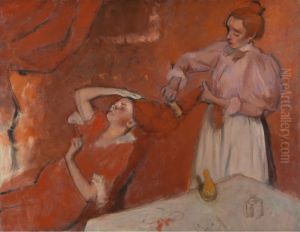Combing the Hair (unfinished) 1895