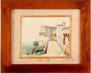 Veduta Del Castello Di Azeglio by D'Azeglio Massimo