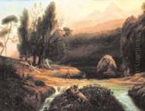 Figure Sul Torrente by D'Azeglio Massimo