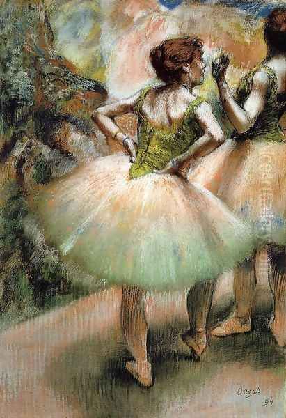 Dancers, Pink and Green I - view 1