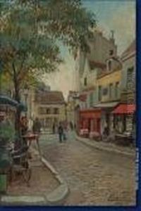 Place Du Tertre by Edouard Masson